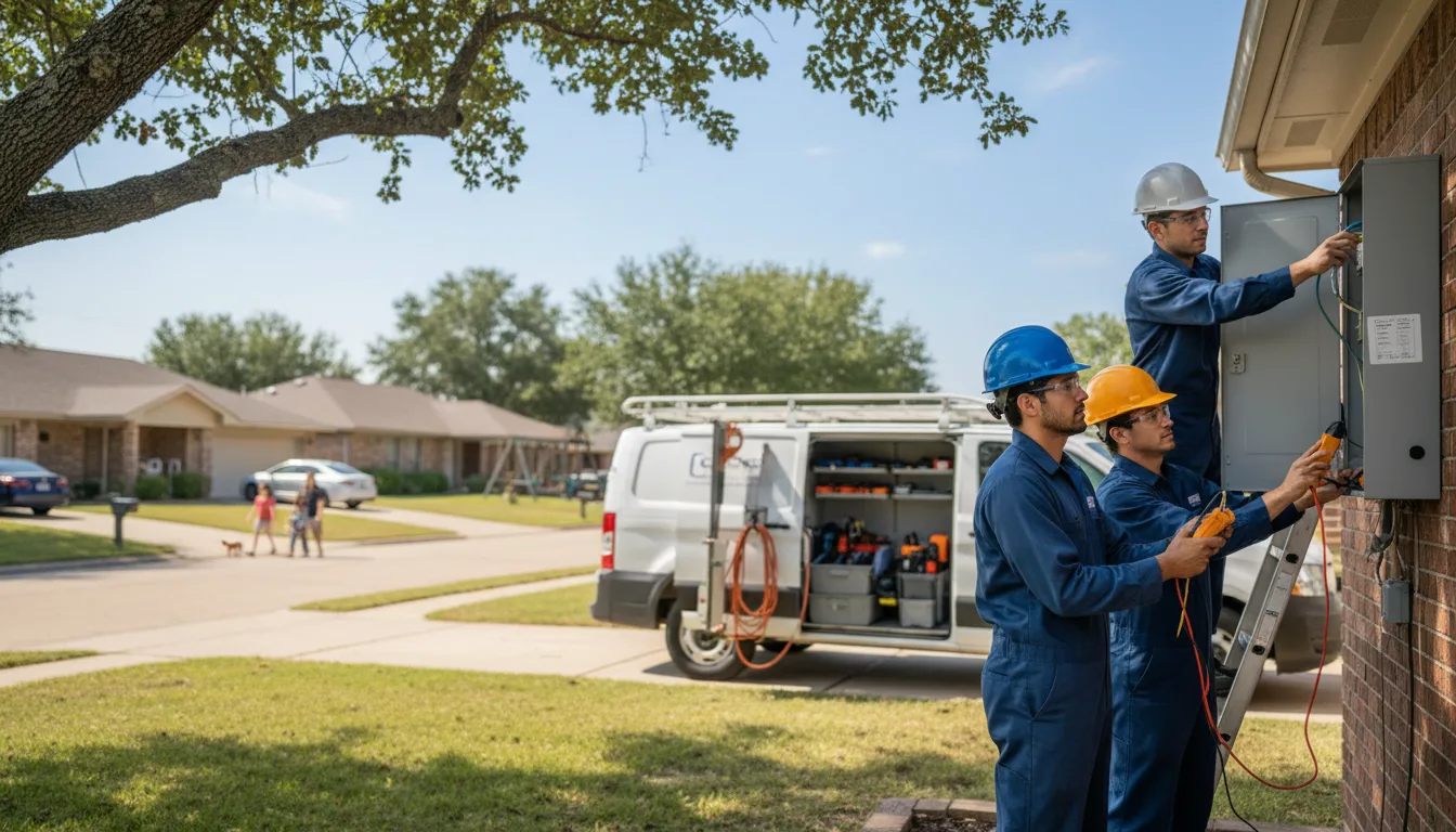 Certified electrician providing emergency electrical services in Alkol, WV